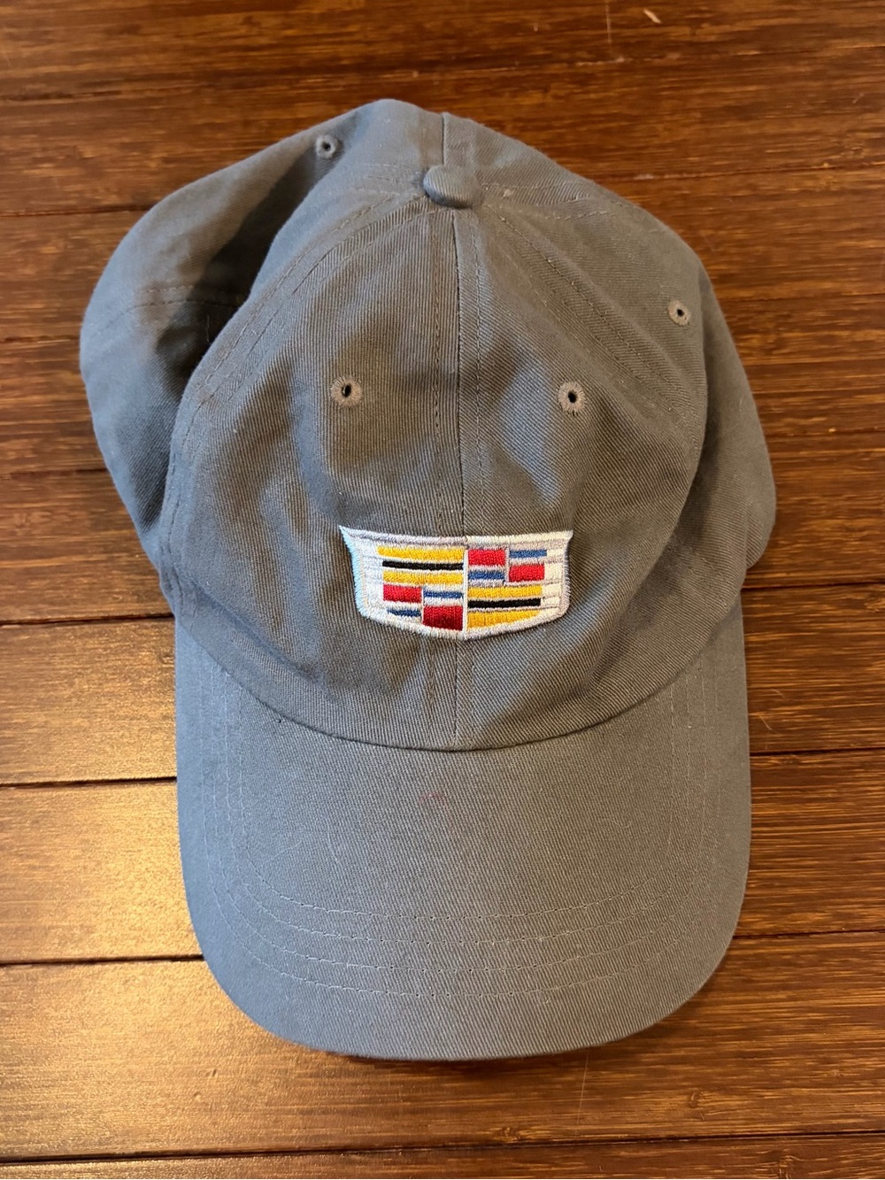 Cadillac Hat Logo Driving Grey Baseball Cap